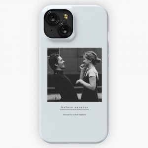 Before Sunrise Sunset Midnight Richard Linklater Julie Delpy Ethan Hawke iPhone 15 Slim Phone Case Cover
