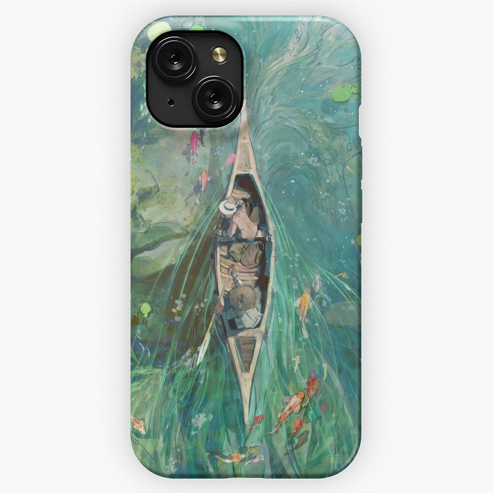 Beneath The Lillies iPhone 15 Slim Phone Case Cover