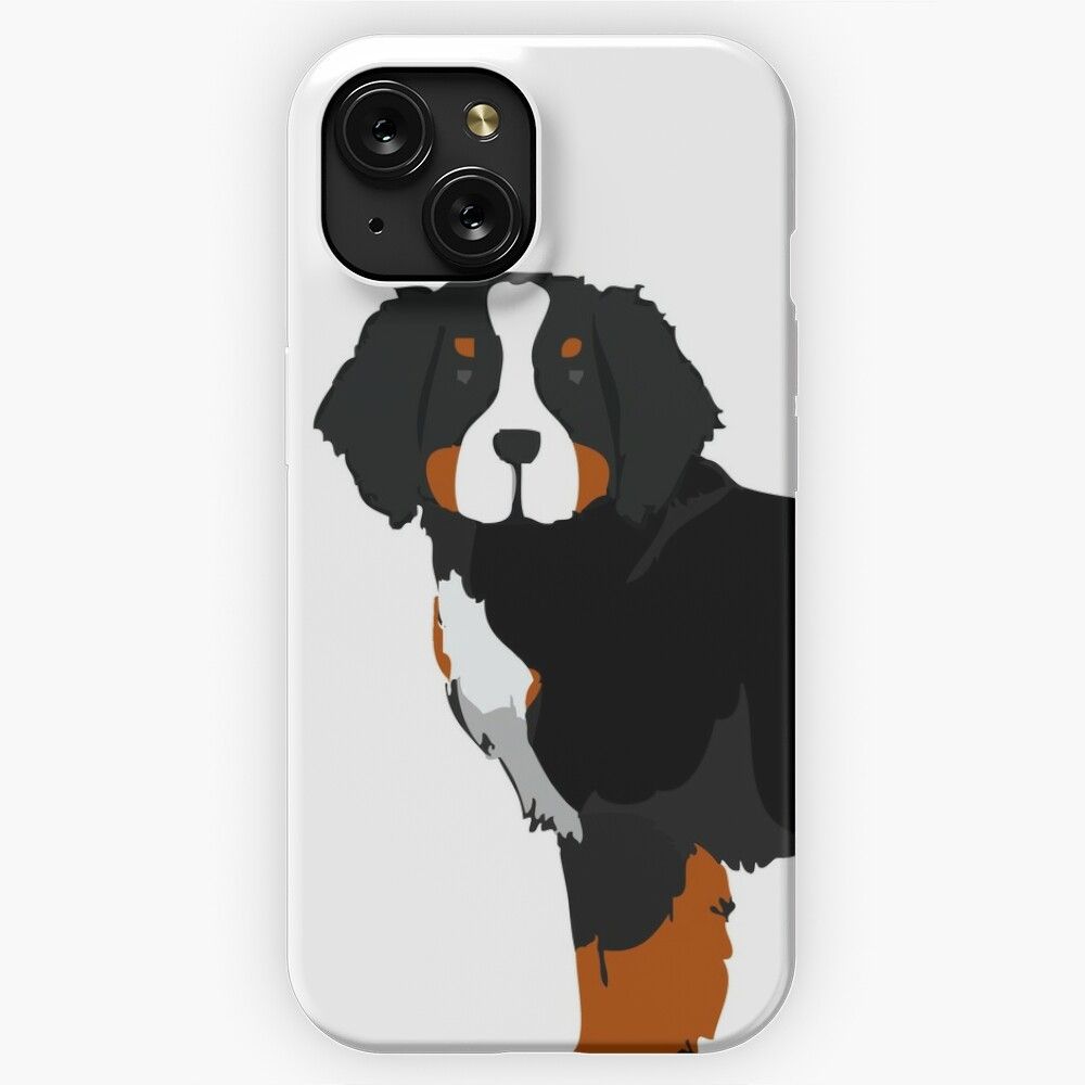 Berner Mountain Dog iPhone 15 Slim Phone Case Cover