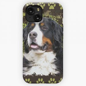 Bernese Mountain Dog 3 iPhone 15 Slim Phone Case Cover