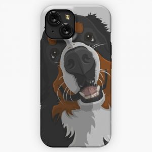 Bernese Mountain Dog 5 iPhone 15 Slim Phone Case Cover