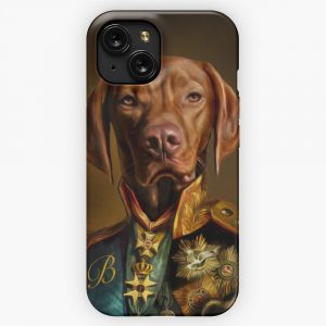 Bertie The Hungarian Vizsla Dog Portrait iPhone 15 Slim Phone Case Cover