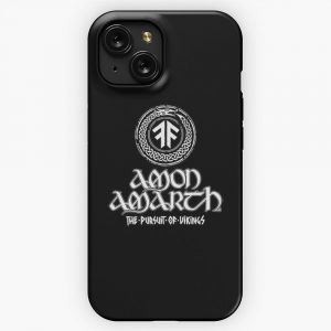Best Of Design Amon Amarth Band Logo 04 Genres Melodic Death Metal Exselna iPhone 15 Slim Phone Case Cover