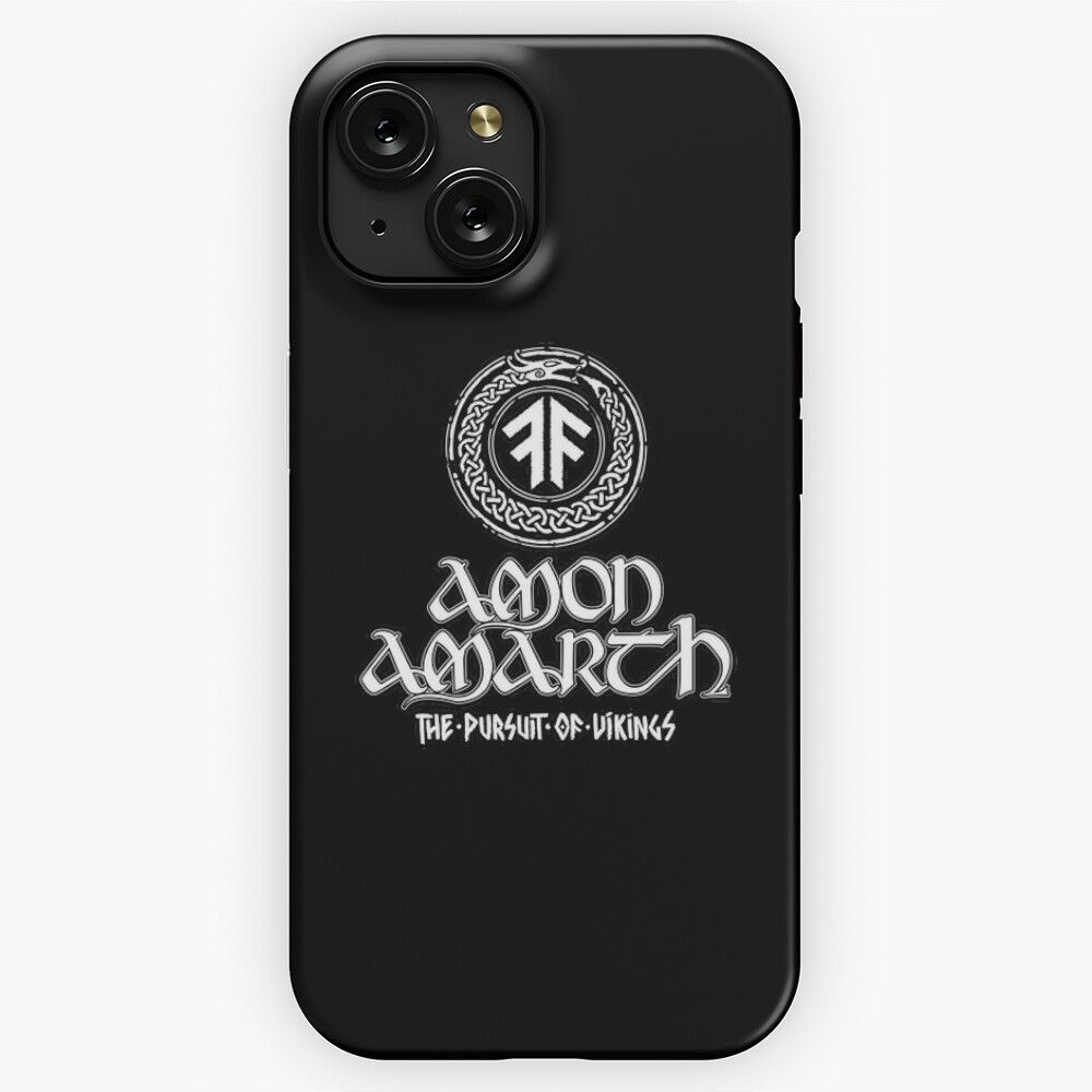Best Of Design Amon Amarth Band Logo 04 Genres Melodic Death Metal Exselna iPhone 15 Slim Phone Case Cover