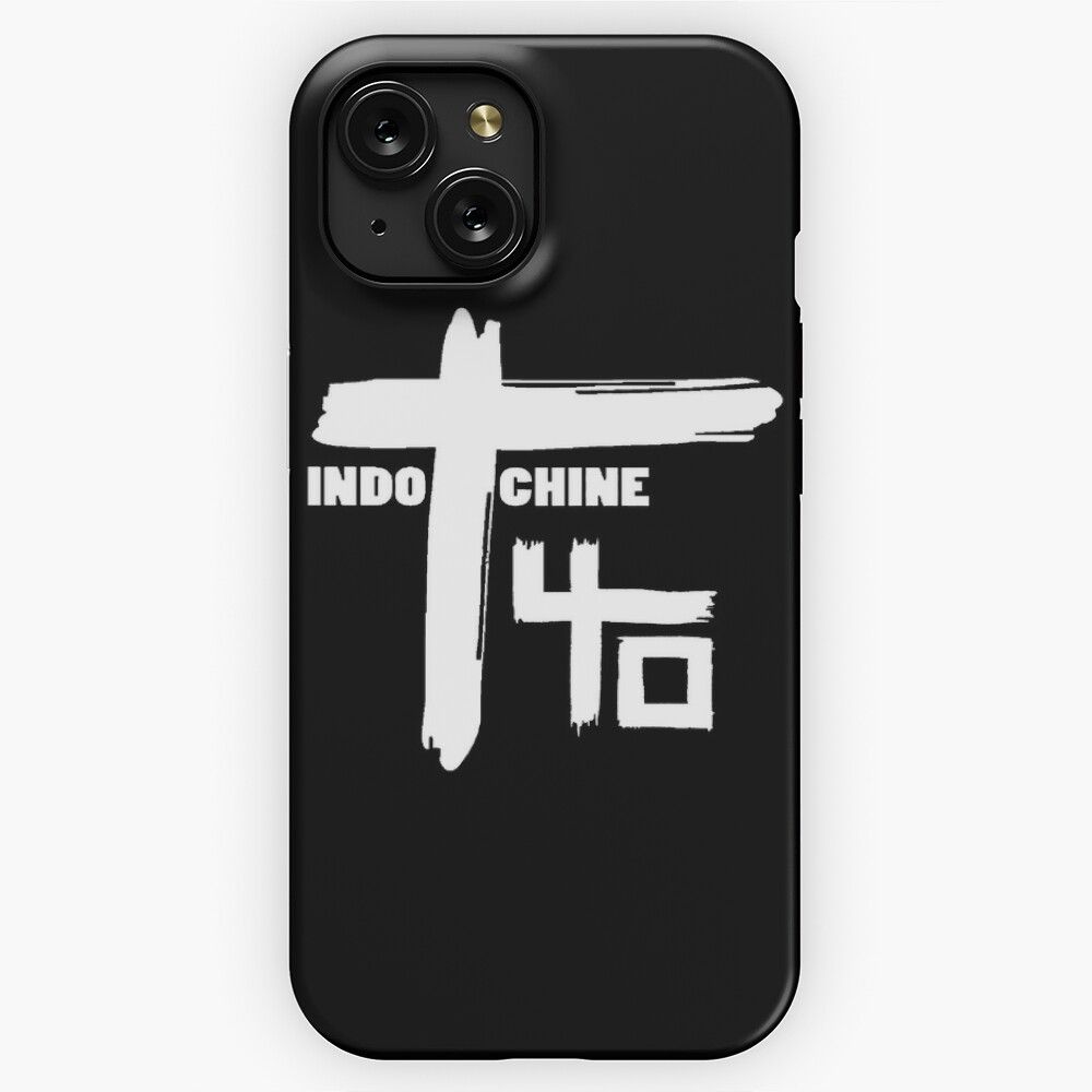 Best Of Indochine Band Logo1 Exselna Genres Rock New Wave iPhone 15 Slim Phone Case Cover