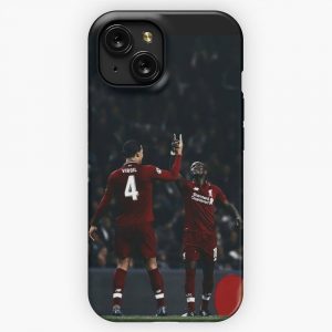 Best Players Van Dijk Football Mane Sport Liverpool Art Print Poster Team Winner iPhone 15 Slim Phone Case Cover
