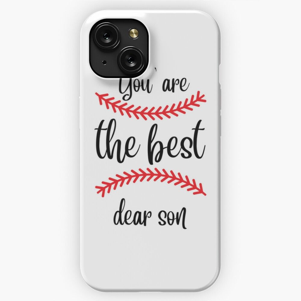 Best Son Baseball iPhone 15 Slim Phone Case Cover
