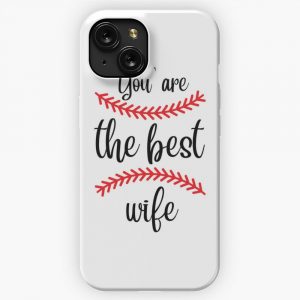 Best Wife Baseball iPhone 15 Slim Phone Case Cover