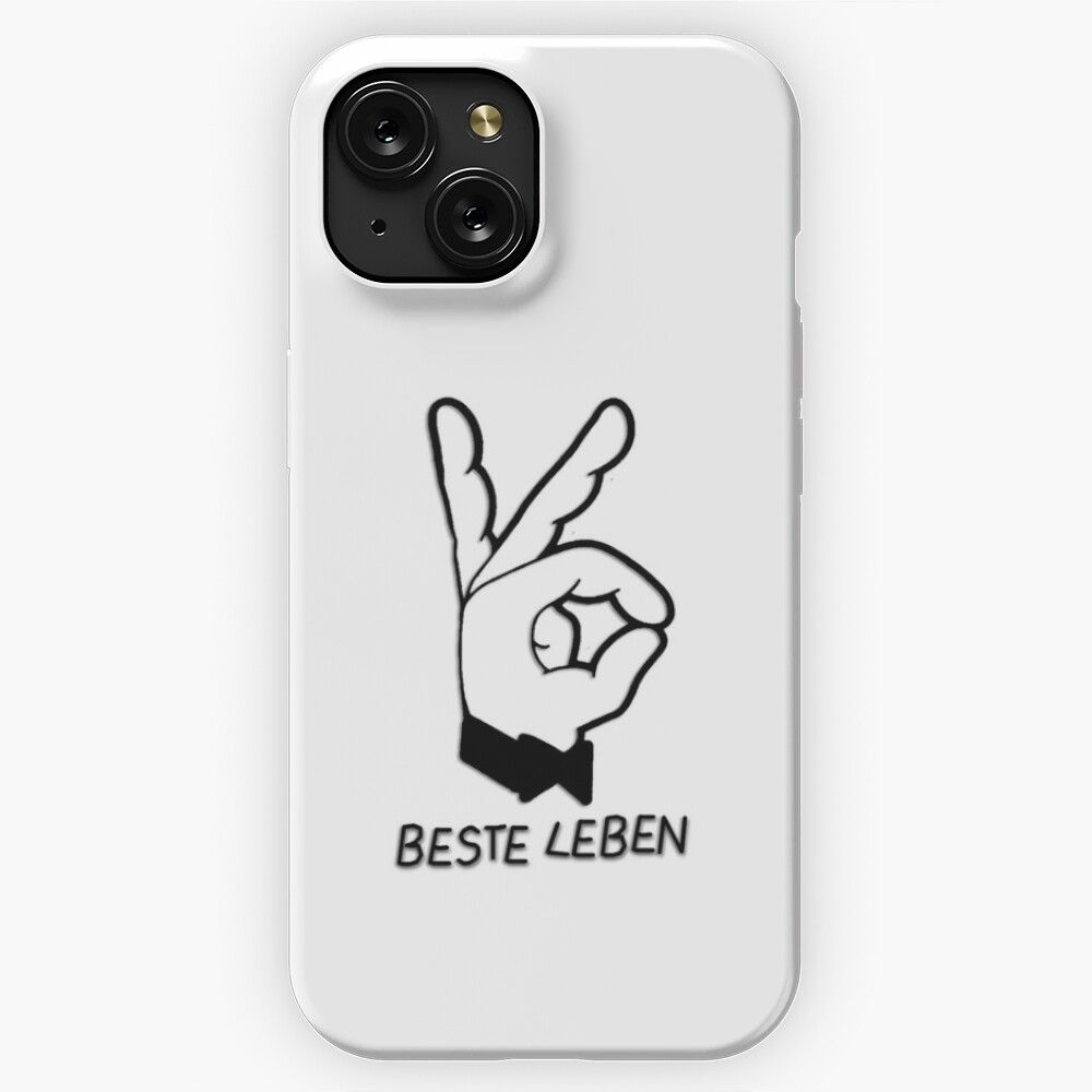 Beste Leben Bonez Mc Mit Schrift iPhone 15 Slim Phone Case Cover