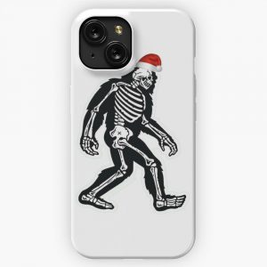 Bigfoot Skeleton Christmas Customs iPhone 15 Slim Phone Case Cover