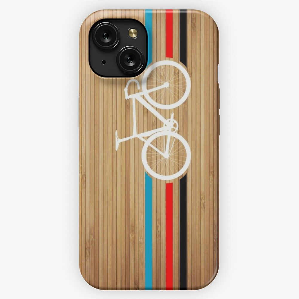 Bike Stripes Velodrome iPhone 15 Slim Phone Case Cover