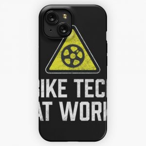 Bike Tech At Work Bicycle Shop Occupations Classic iPhone 15 Slim Phone Case Cover