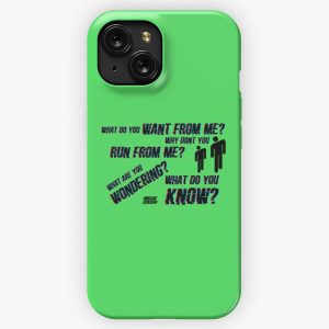 Billie Eilish Bury A Friend Lyrics iPhone 15 Slim Phone Case Cover