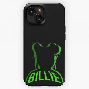 Billie Eillish Green 2 iPhone 15 Slim Phone Case Cover