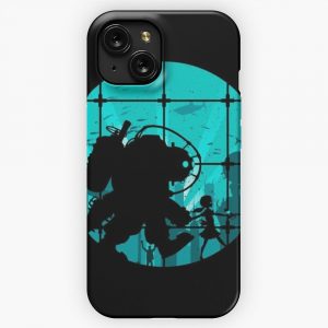 Bioshock Blue iPhone 15 Slim Phone Case Cover