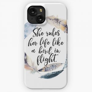 Bird In Flight Rhiannon Lyrics iPhone 15 Slim Phone Case Cover