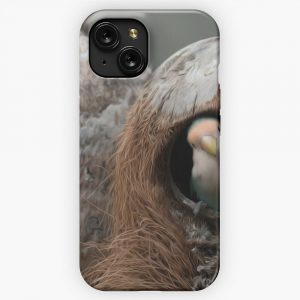 Birds Fly Animals Nest Beak iPhone 15 Slim Phone Case Cover