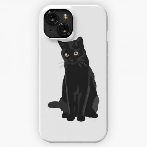 Black Cat 2 iPhone 15 Slim Phone Case Cover
