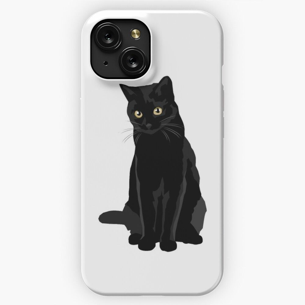 Black Cat 2 iPhone 15 Slim Phone Case Cover