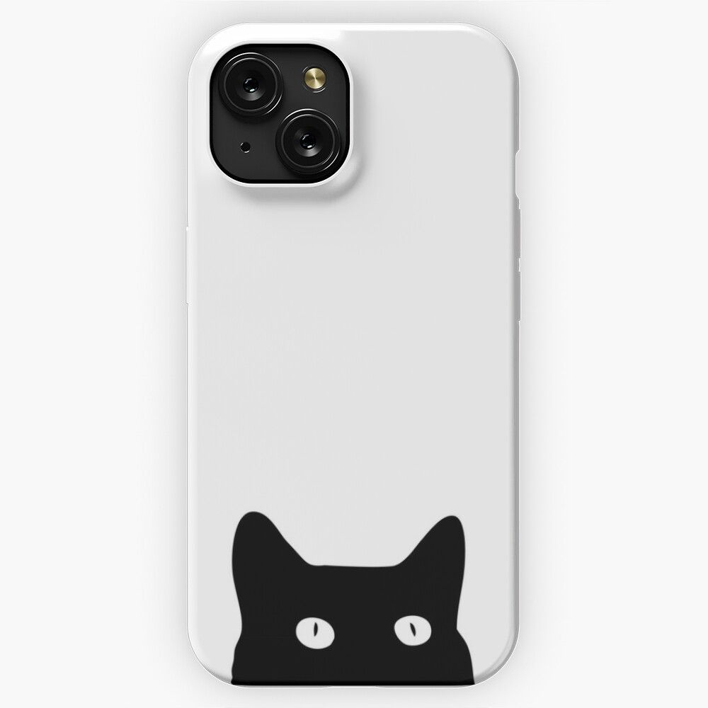 Black Cat 5 iPhone 15 Slim Phone Case Cover