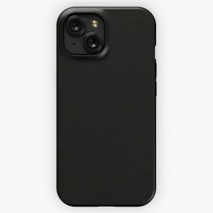 Black Design iPhone 15 Slim Phone Case Cover