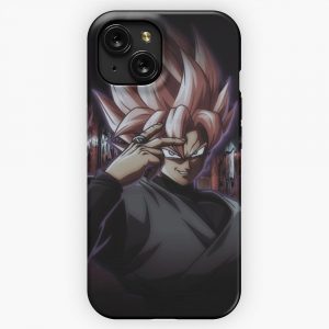 Black Goku 2 iPhone 15 Slim Phone Case Cover