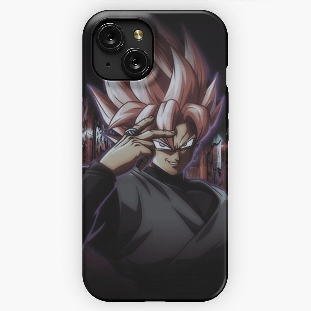 Black Goku 2 iPhone 15 Slim Phone Case Cover