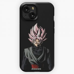 Black Goku iPhone 15 Slim Phone Case Cover