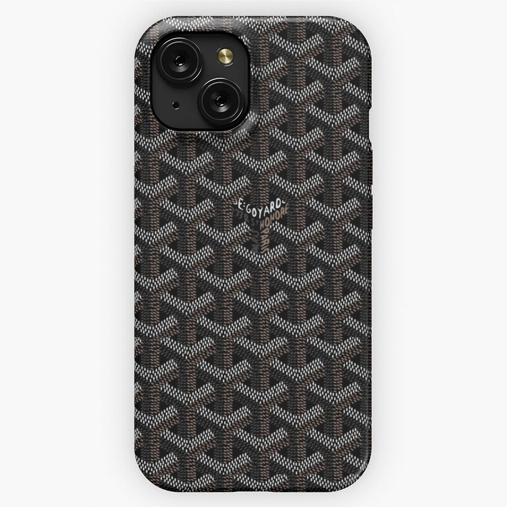 Black Goyad iPhone 15 Slim Phone Case Cover