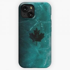 Black Ice iPhone 15 Slim Phone Case Cover