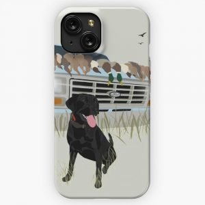 Black Lab 3 iPhone 15 Slim Phone Case Cover