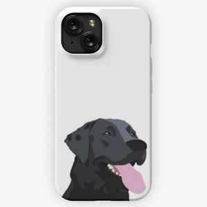 Black Lab iPhone 15 Slim Phone Case Cover