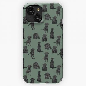 Black Labrador 2 iPhone 15 Slim Phone Case Cover