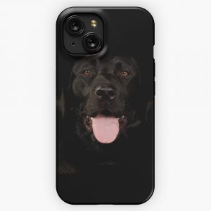 Black Labrador Iphone Cover iPhone 15 Slim Phone Case Cover