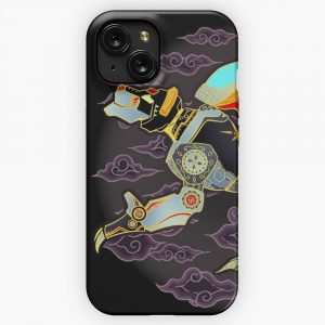 Black Lion Batik iPhone 15 Slim Phone Case Cover