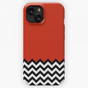 Black Lodge Twin Peaks Inspired Graphic iPhone 15 Slim Phone Case Cover