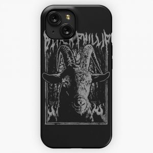 Black Metal Phillip iPhone 15 Slim Phone Case Cover