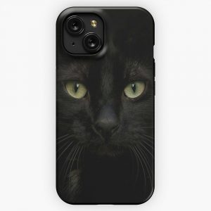 Black On Black iPhone 15 Slim Phone Case Cover