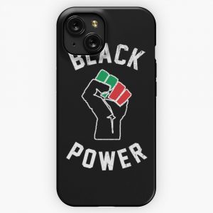 Black Power Fist iPhone 15 Slim Phone Case Cover