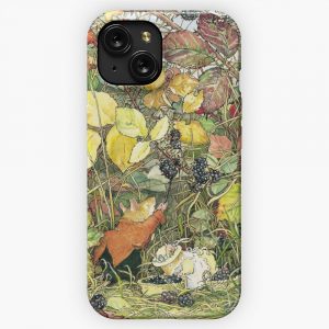 Blackberry Picking iPhone 15 Slim Phone Case Cover