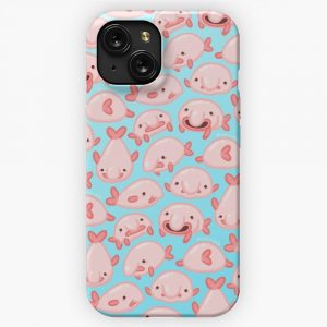 Blobfish Pattern iPhone 15 Slim Phone Case Cover