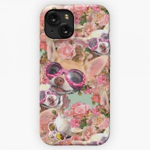 Bloomin Chihuahuas iPhone 15 Slim Phone Case Cover