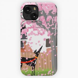 Blossom Hound iPhone 15 Slim Phone Case Cover