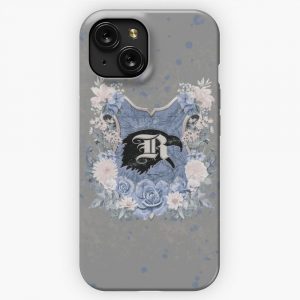 Blue Bronze Faded iPhone 15 Slim Phone Case Cover