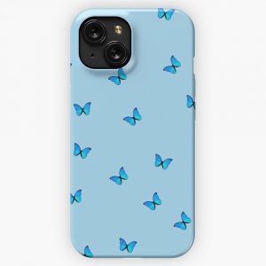 Blue Butterfly 2 iPhone 15 Slim Phone Case Cover