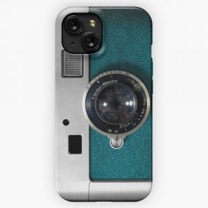 Blue Camera With Germany Lens iPhone 15 Slim Phone Case Cover