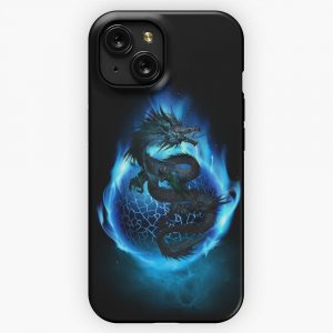 Blue Dragon Design iPhone 15 Slim Phone Case Cover