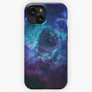Blue Galaxy iPhone 15 Slim Phone Case Cover