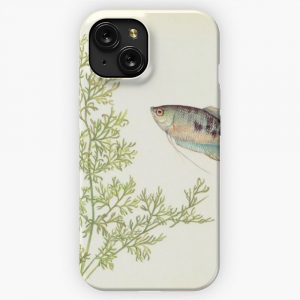Blue Gourami Trichogaster Trichopterus iPhone 15 Slim Phone Case Cover
