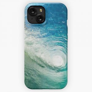Blue Ocean Waves 3 iPhone 15 Slim Phone Case Cover